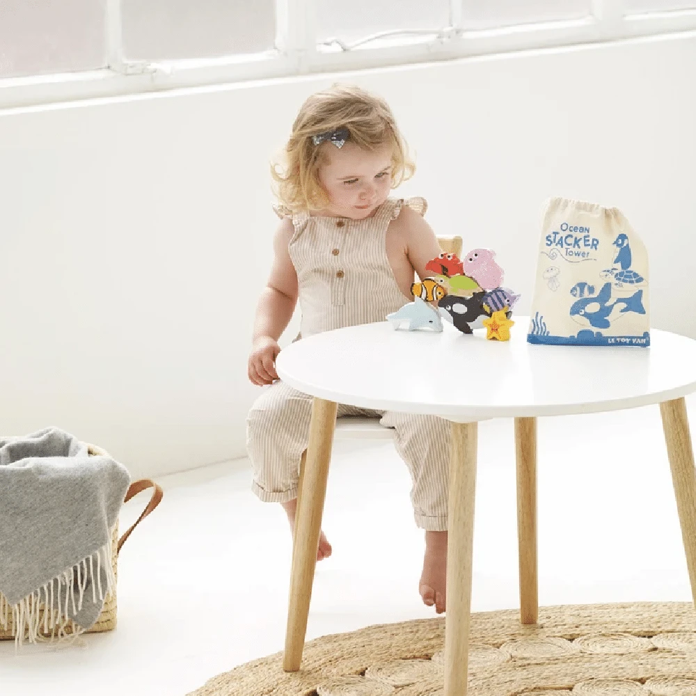 Le Toy Van Ocean Wooden Animals Stacking Toy - Image 6